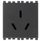 VIMAR SPA - VIW19254 PRESA SICURY 2P+T 16A CINESE GRIGIO