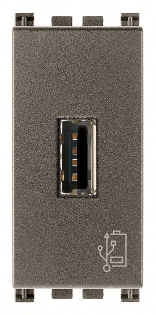 VIMAR SPA - VIW19292.M Unità alimentazione USB 5V 1,5A 1M Metal