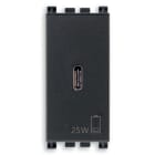 VIMAR SPA - VIW19292.C.25 ALIMENTATORE USB C PD 25W GRIGIO