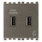 VIMAR SPA - VIW19295.M UNITA ALIMENTAZIONE USB 5V 2,1A 2M METAL