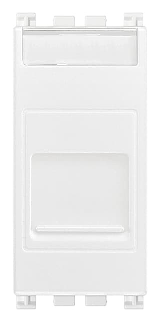 VIMAR SPA - VIW19322.B PRESA RJ11 6/4 CON PORTELLO BIANCO