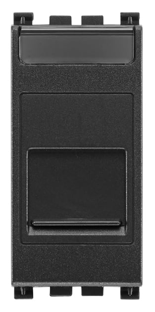 VIMAR SPA - VIW19337.6 PRESA RJ45 CAT6 UTP CON PORTELLO GRIGIO