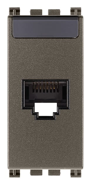 VIMAR SPA - VIW19339.11.M Presa RJ45 Netsafe Cat5e UTP Metal