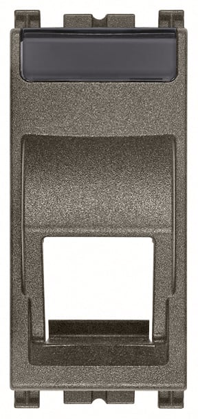 VIMAR SPA - VIW19343.K.M Adattatore RJ45 inclinato Metal