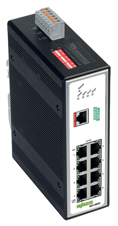 WAGO ITALIA SRL - WAG852-602 SWITCH MANAGED 8P 100BASE-TX PROFINET TE