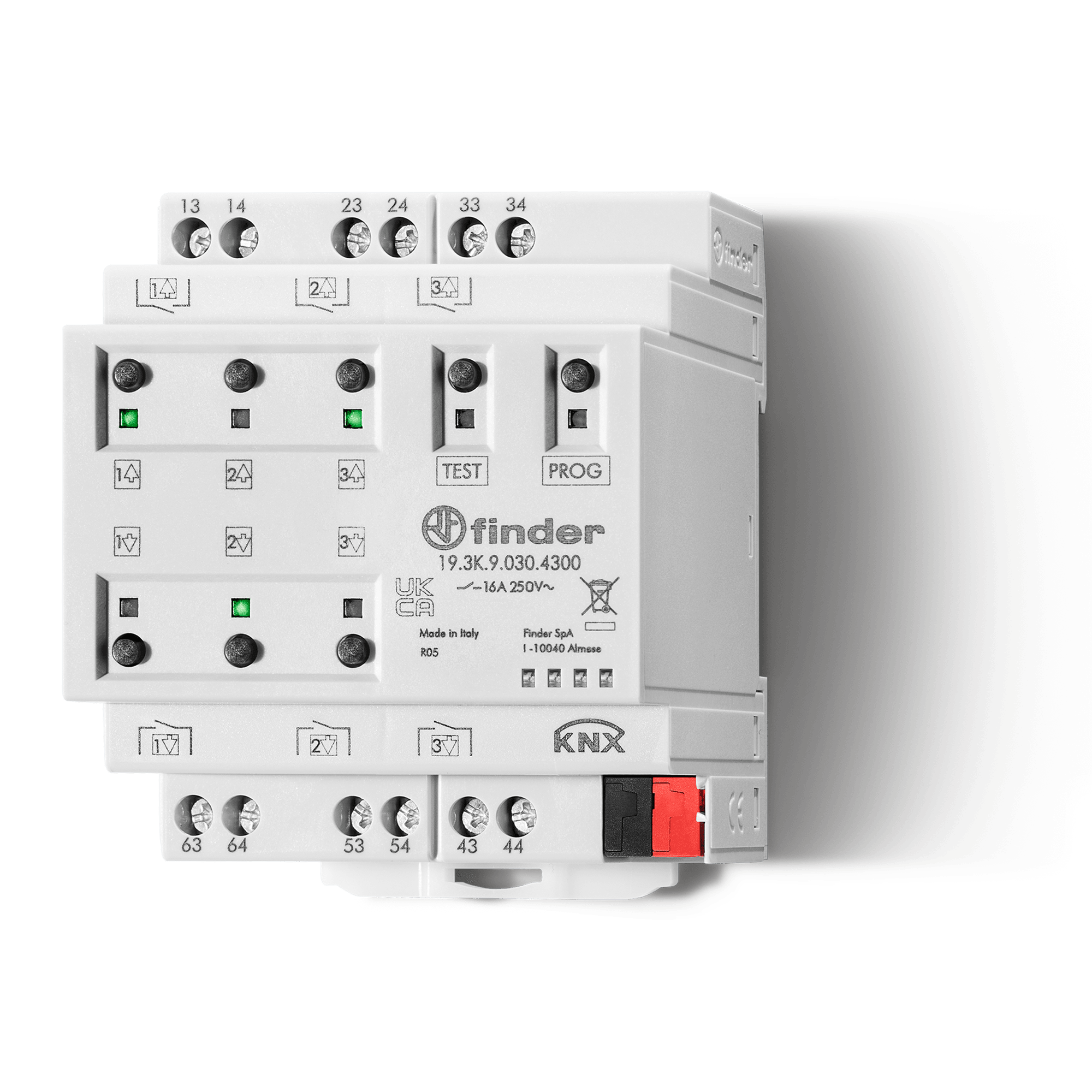 FINDER SPA - FIN193K90304300 ATTUATORE TAPPARELLE KNX 3 USCITE