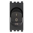 VIMAR SPA - VIW19405.10 INTERRUTTORE MT 1P+N C10 120-230V GRIGIO