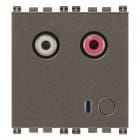 VIMAR SPA - VIW19582.M INGRESSO AUDIO RCA 2M METAL