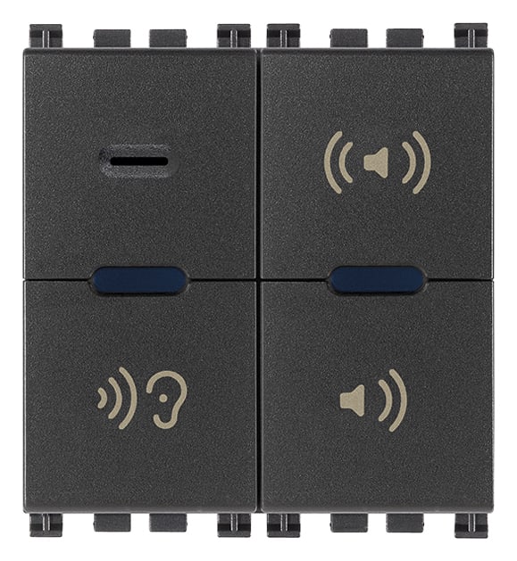 VIMAR SPA - VIW19586 MICROFONO DI CHIAMATA GRIGIO