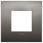 VIMAR SPA - VIW19642.09 PLACCA CLASSIC 2M CROMO NERO