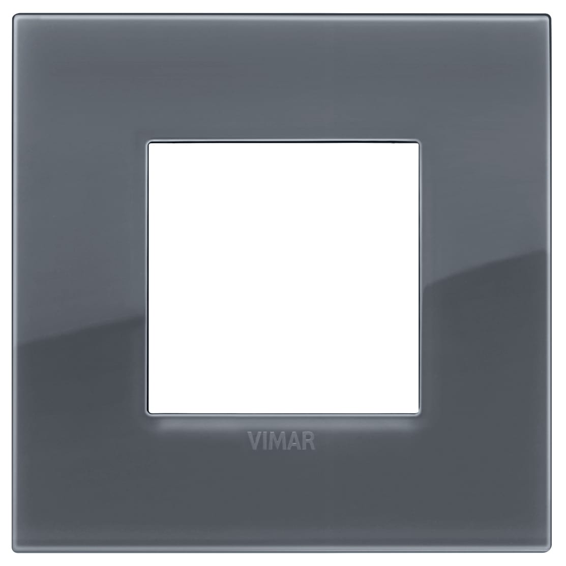 VIMAR SPA - VIW19642.61 Placca Classic 2M Reflex grigio fumè