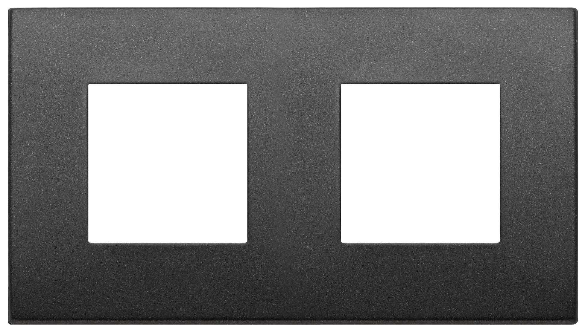 VIMAR SPA - VIW19643.01 PLACCA 4M (2+2)INT71 CL GRAFITE MATT