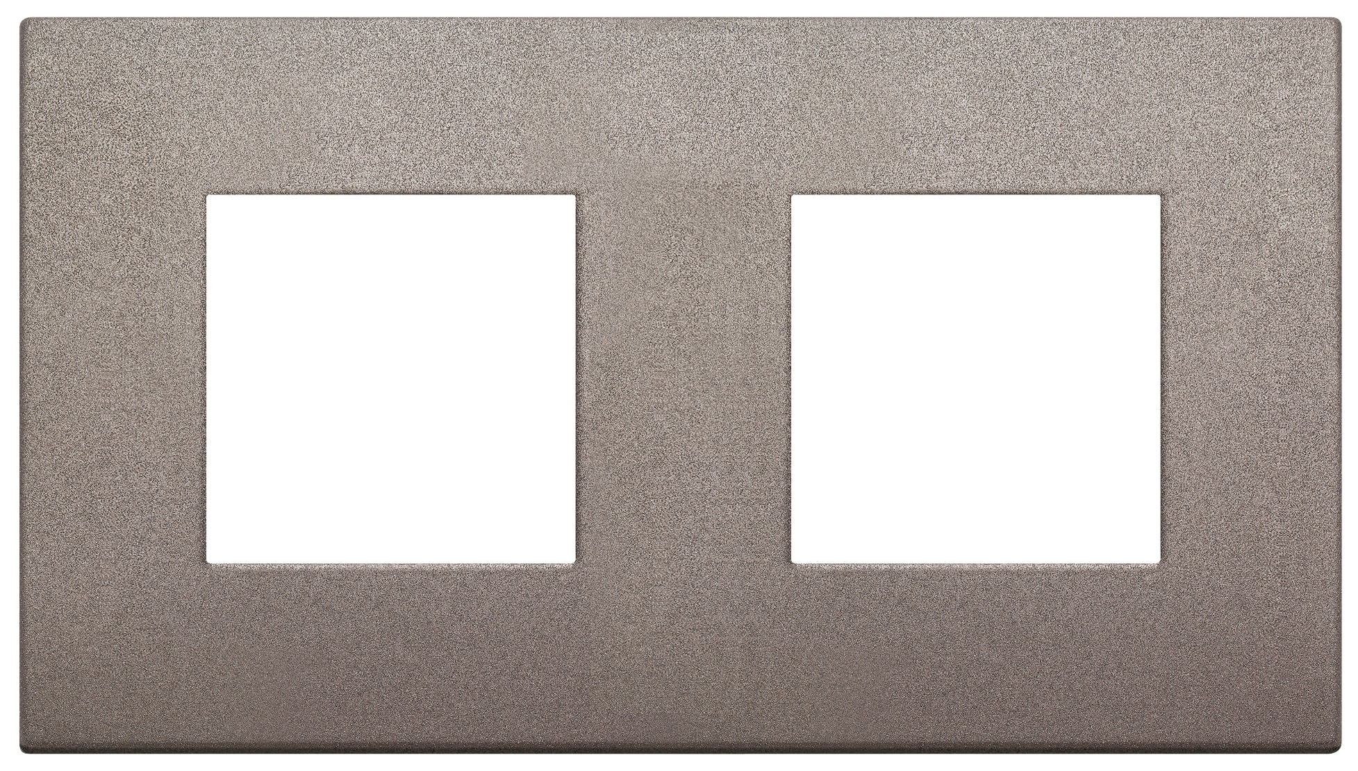 VIMAR SPA - VIW19643.04 Placca 4M (2+2)int71 CL titanio matt