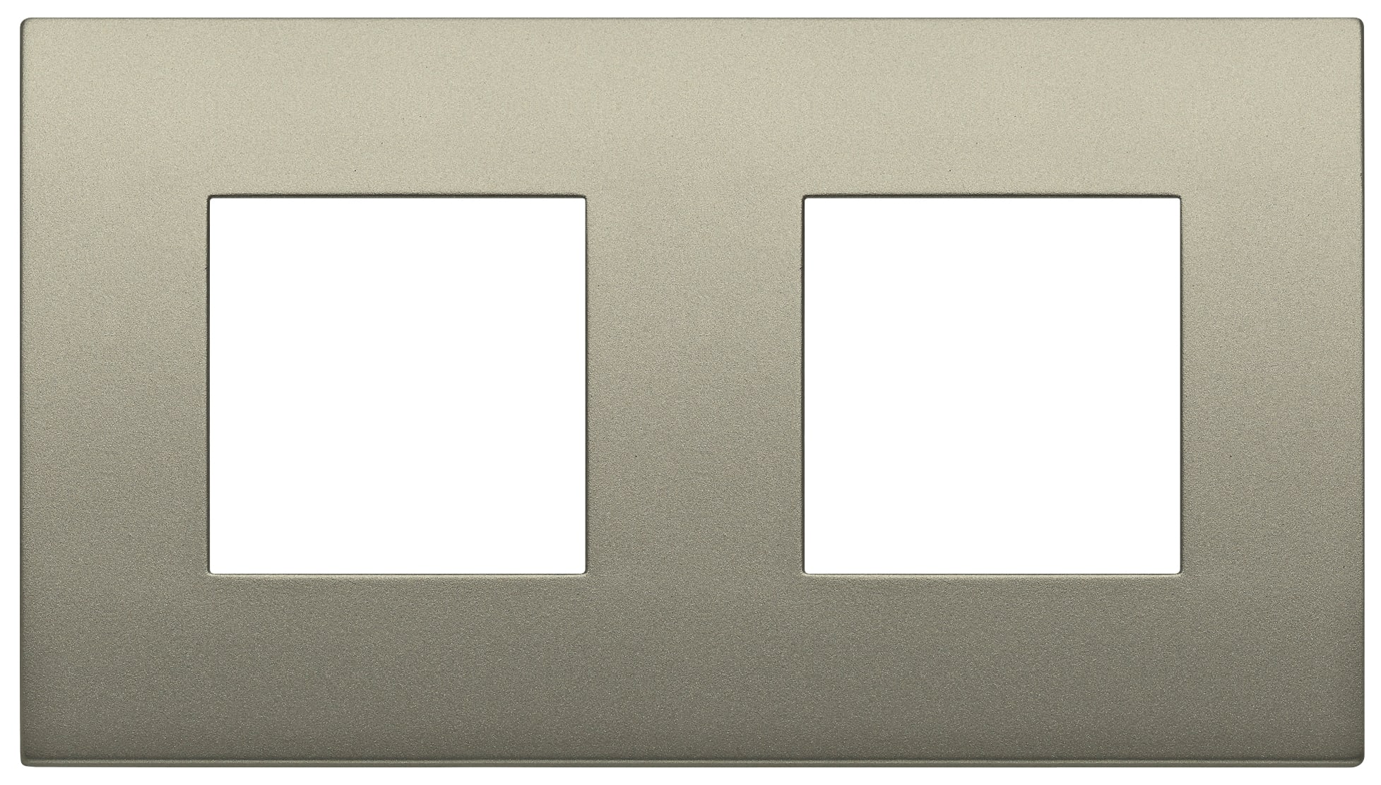 VIMAR SPA - VIW19643.13 PLACCA 4M (2+2)INT71 CL CHAMPAGNE MATT
