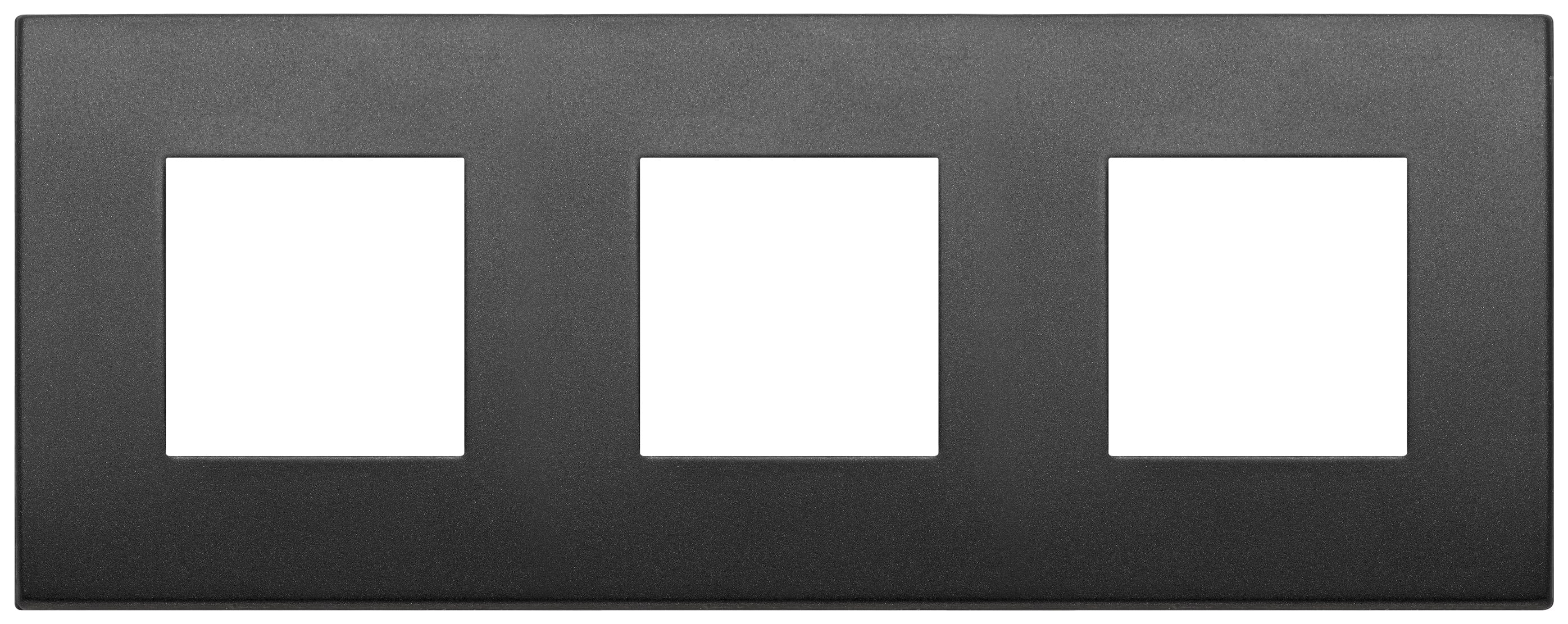 VIMAR SPA - VIW19644.01 PLACCA 6M (2+2+2)INT71 CL GRAFITE MATT