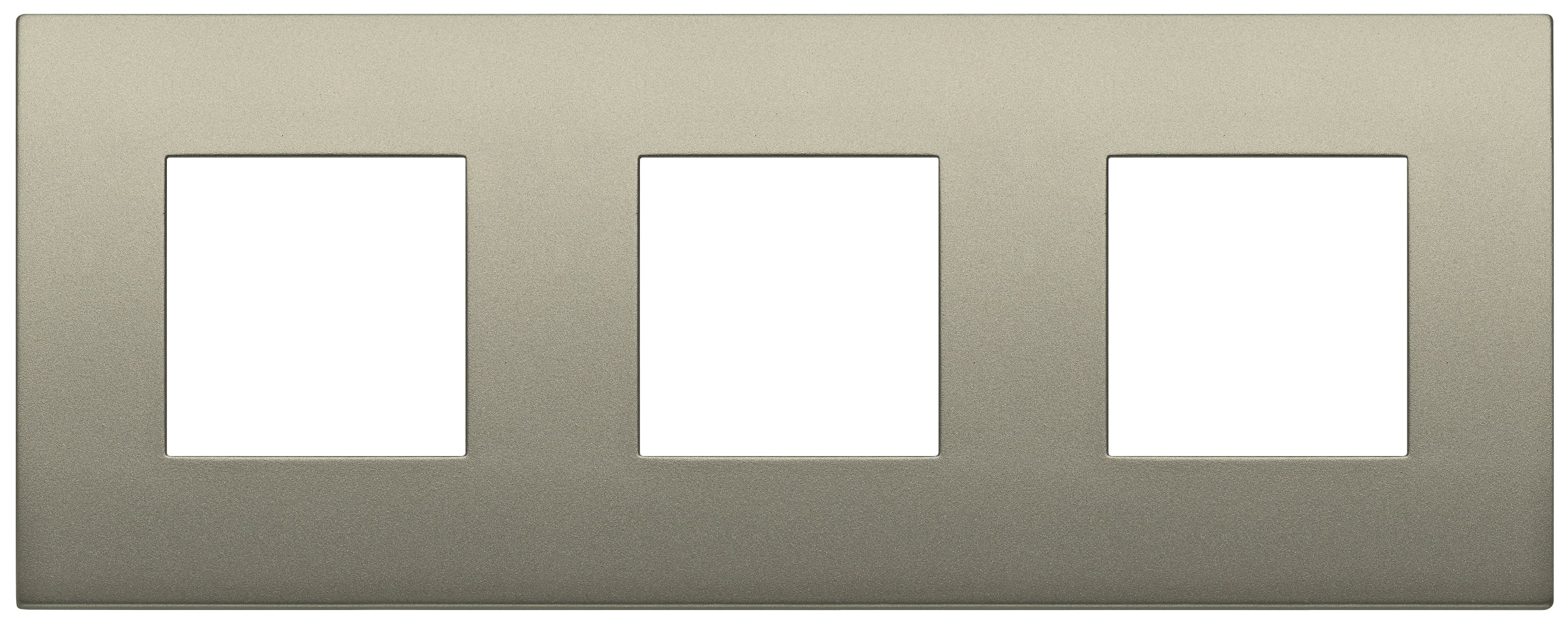 VIMAR SPA - VIW19644.13 Placca 6M (2+2+2)int71 CL champagne matt