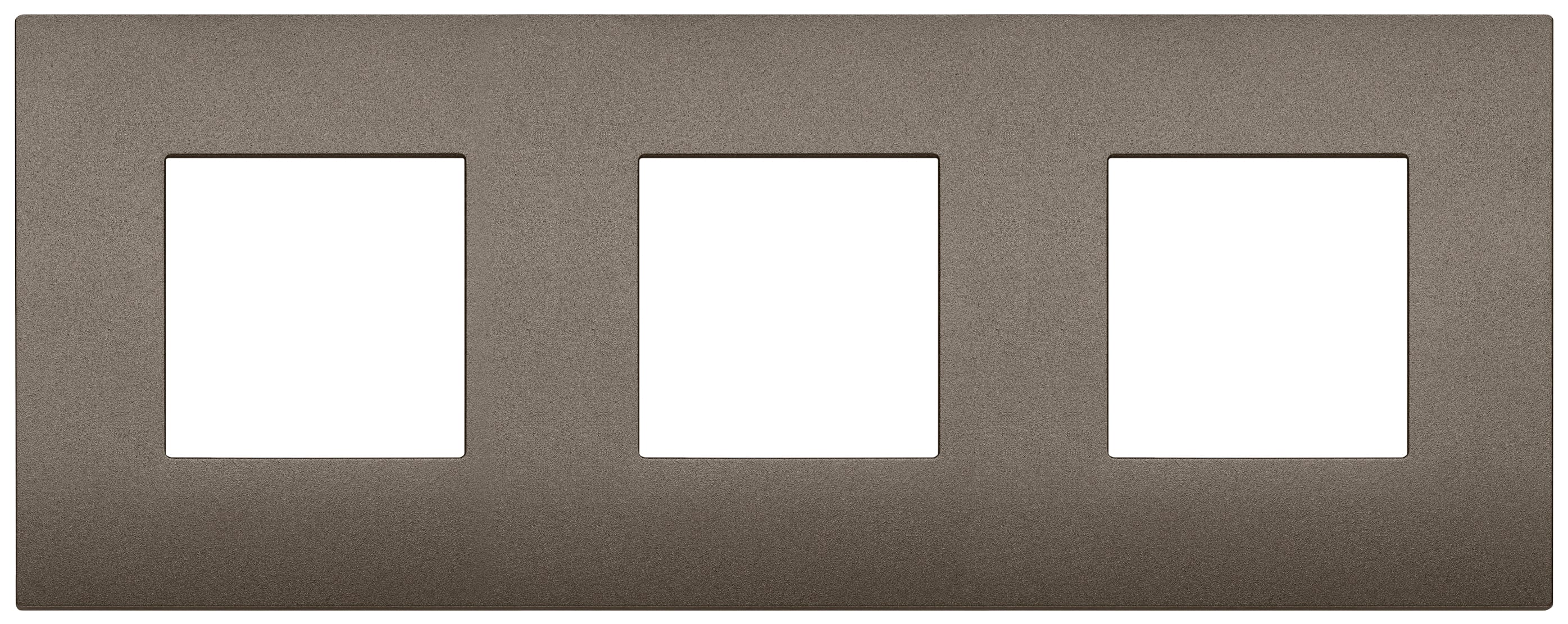 VIMAR SPA - VIW19644.80 PLACCA 6M (2+2+2)INT71 CL METAL