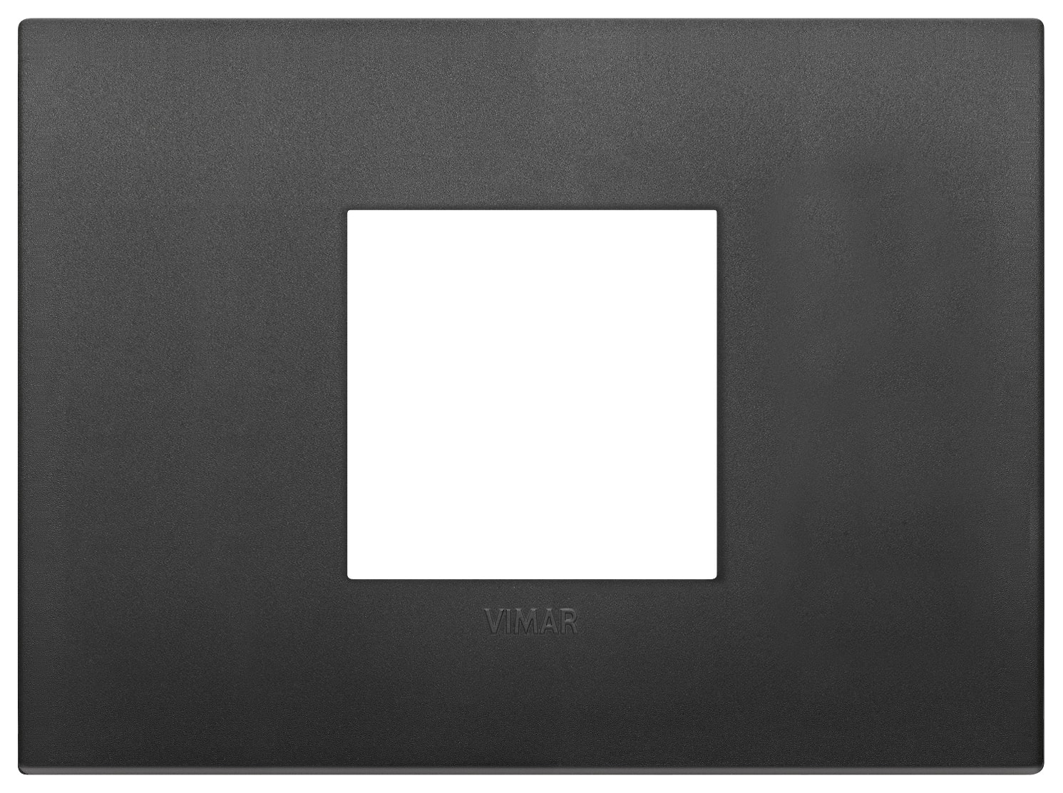 VIMAR SPA - VIW19652.71 PLACCA CLASSIC 2M CENTRALI NERO