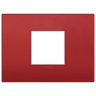 VIMAR SPA - VIW19652.75 PLACCA CLASSIC 2M CENTRALI ROSSO MATT