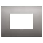VIMAR SPA - VIW19653.10 PLACCA CLASSIC 3M NICHEL NERO