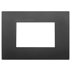 VIMAR SPA - VIW19653.AB.71 PLACCA CLASSIC 3M ANTIBATTERICO NERO