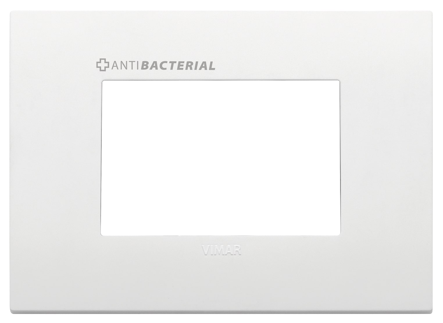VIMAR SPA - VIW19653.AB.74 PLACCA CLASSIC 3M ANTIBATTERICO BIANCO