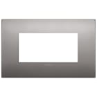 VIMAR SPA - VIW19654.10 Placca Classic 4M nichel nero