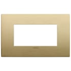 VIMAR SPA - VIW19654.12.01 PLACCA CLASSIC 4M OTTONE SPAZZOLATO