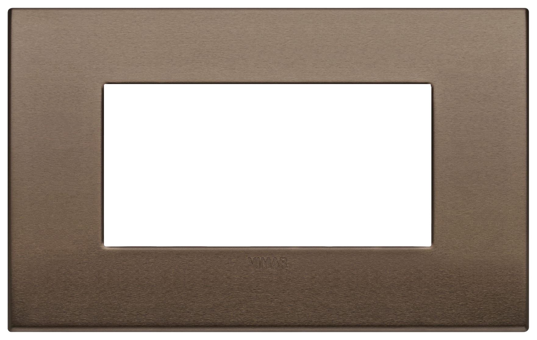 VIMAR SPA - VIW19654.17 PLACCA CLASSIC 4M BRONZO SCURO