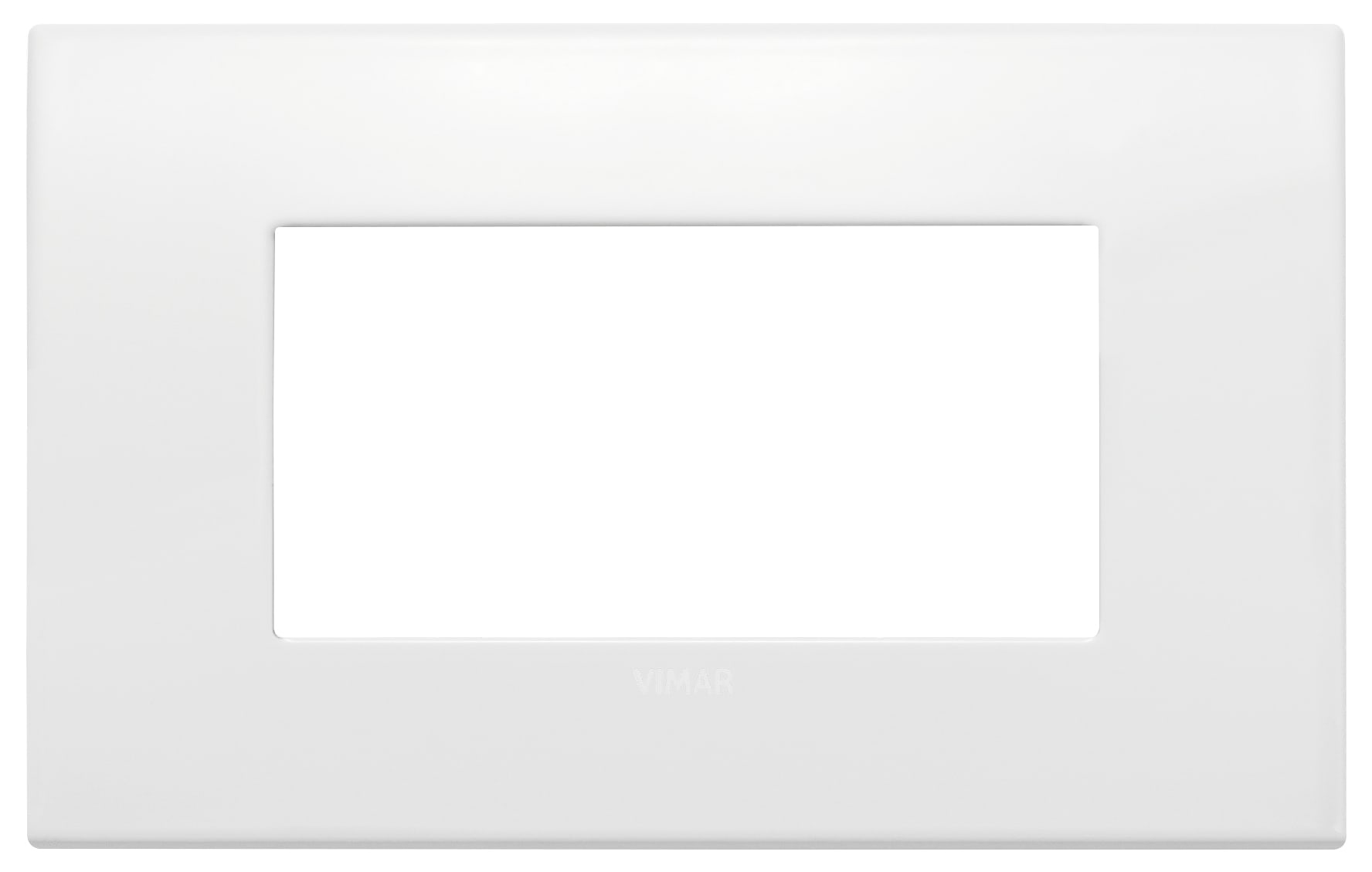 VIMAR SPA - VIW19654.B26 PLACCA CLASSIC 4M POLAR MATT TOTAL LOOK