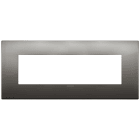 VIMAR SPA - VIW19657.09 PLACCA CLASSIC 7M CROMO NERO