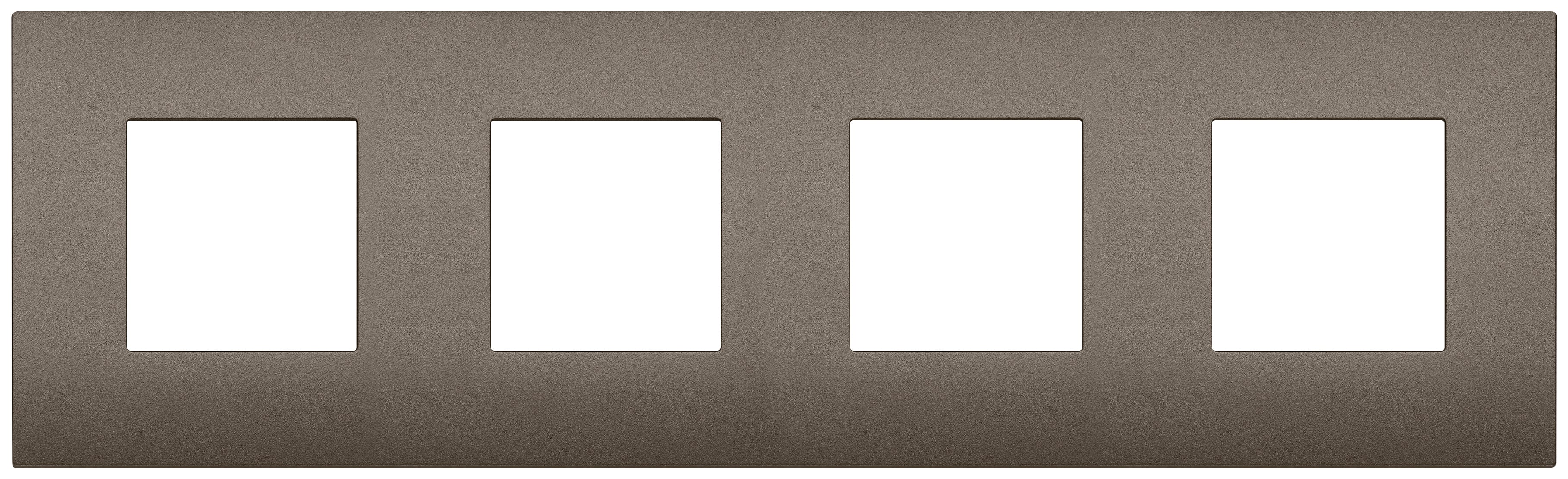 VIMAR SPA - VIW19669.80 PLACCA 8M (2+2+2+2)INT71 CL METAL