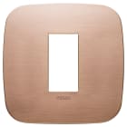 VIMAR SPA - VIW19671.11 PLACCA ROUND 1M RAME SPAZZOLATO