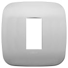 VIMAR SPA - VIW19671.23 PLACCA ROUND 1M ARGENTO MATT