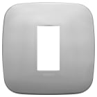 VIMAR SPA - VIW19671.30 PLACCA ROUND 1M NICHEL MATT