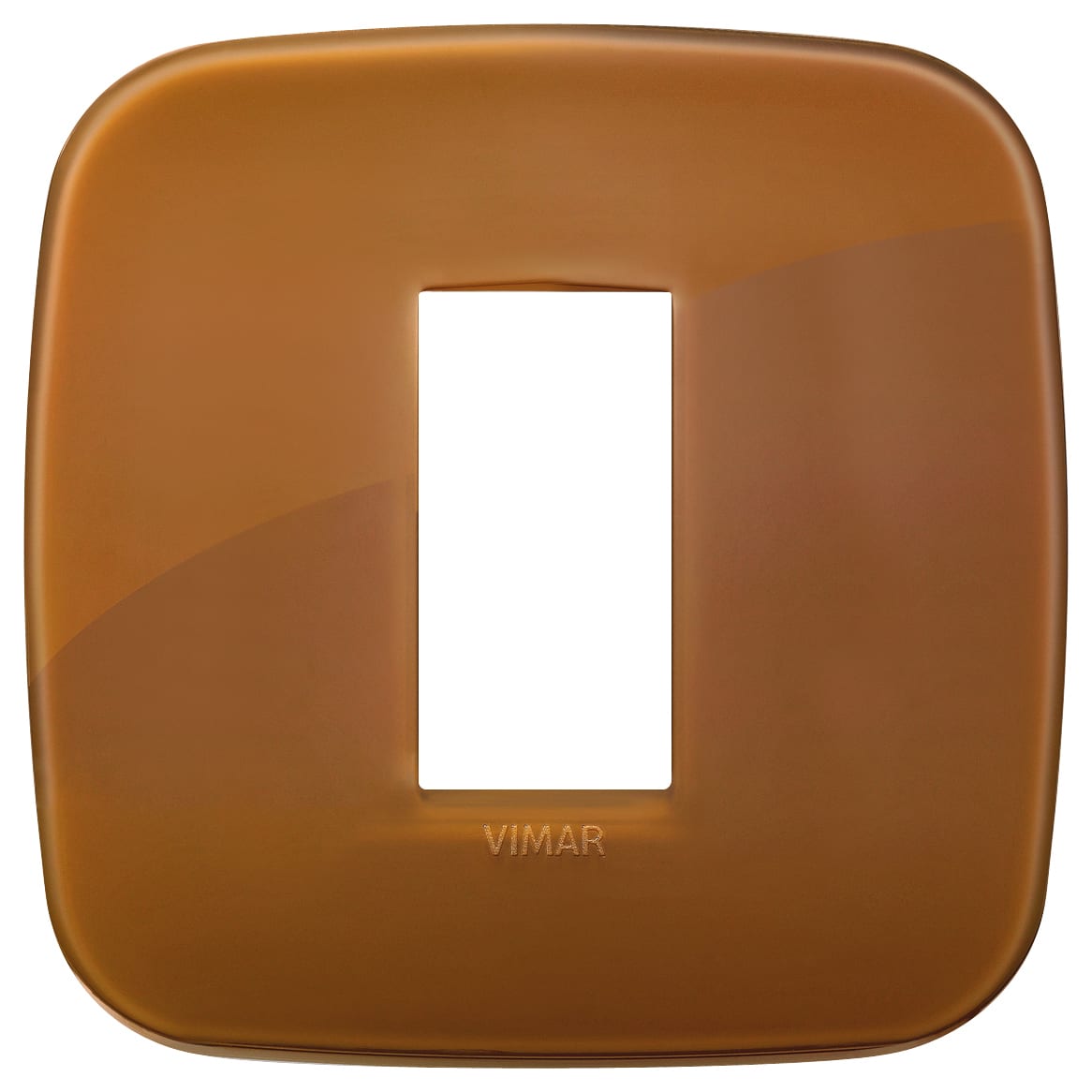 VIMAR SPA - VIW19671.62 PLACCA ROUND 1M REFLEX CARAMEL