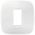 VIMAR SPA - VIW19671.B66 PLACCA ROUND 1M REFLEX GHIACCIO TOT.LOOK