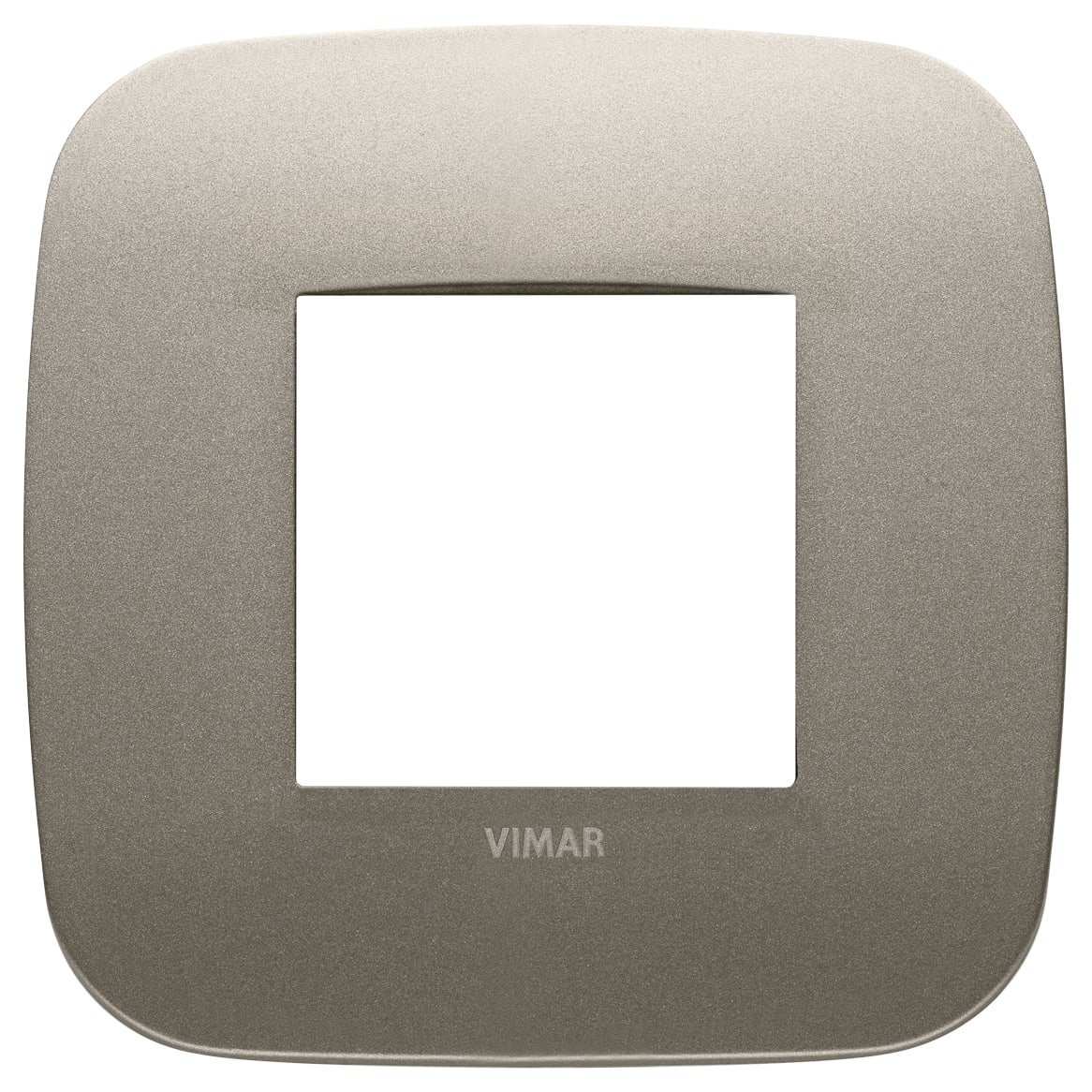 VIMAR SPA - VIW19672.13 PLACCA ROUND 2M CHAMPAGNE MATT
