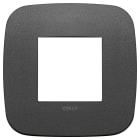 VIMAR SPA - VIW19672.21 PLACCA ROUND 2M GRAFITE MATT
