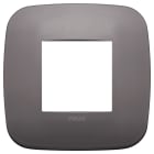 VIMAR SPA - VIW19672.29 PLACCA ROUND 2M NICHEL DARK