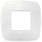 VIMAR SPA - VIW19672.66 PLACCA ROUND 2M REFLEX GHIACCIO