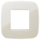 VIMAR SPA - VIW19672.67 PLACCA ROUND 2M REFLEX AVORIO