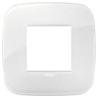 VIMAR SPA - VIW19672.B66 Placca Round 2M Reflex ghiaccio tot.look