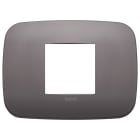 VIMAR SPA - VIW19682.29 PLACCA ROUND 2M CENTRALI NICHEL DARK