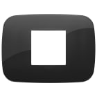 VIMAR SPA - VIW19682.81 PLACCA ROUND 2M CENTRALI NERO