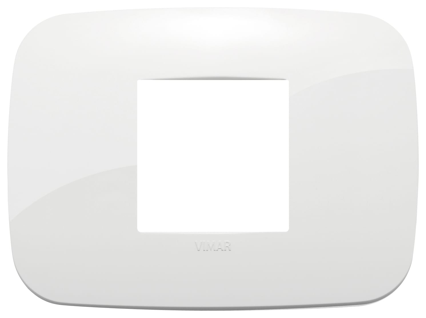 VIMAR SPA - VIW19682.84 Placca Round 2M centrali bianco