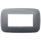 VIMAR SPA - VIW19684.61 PLACCA ROUND 4M REFLEX GRIGIO FUME