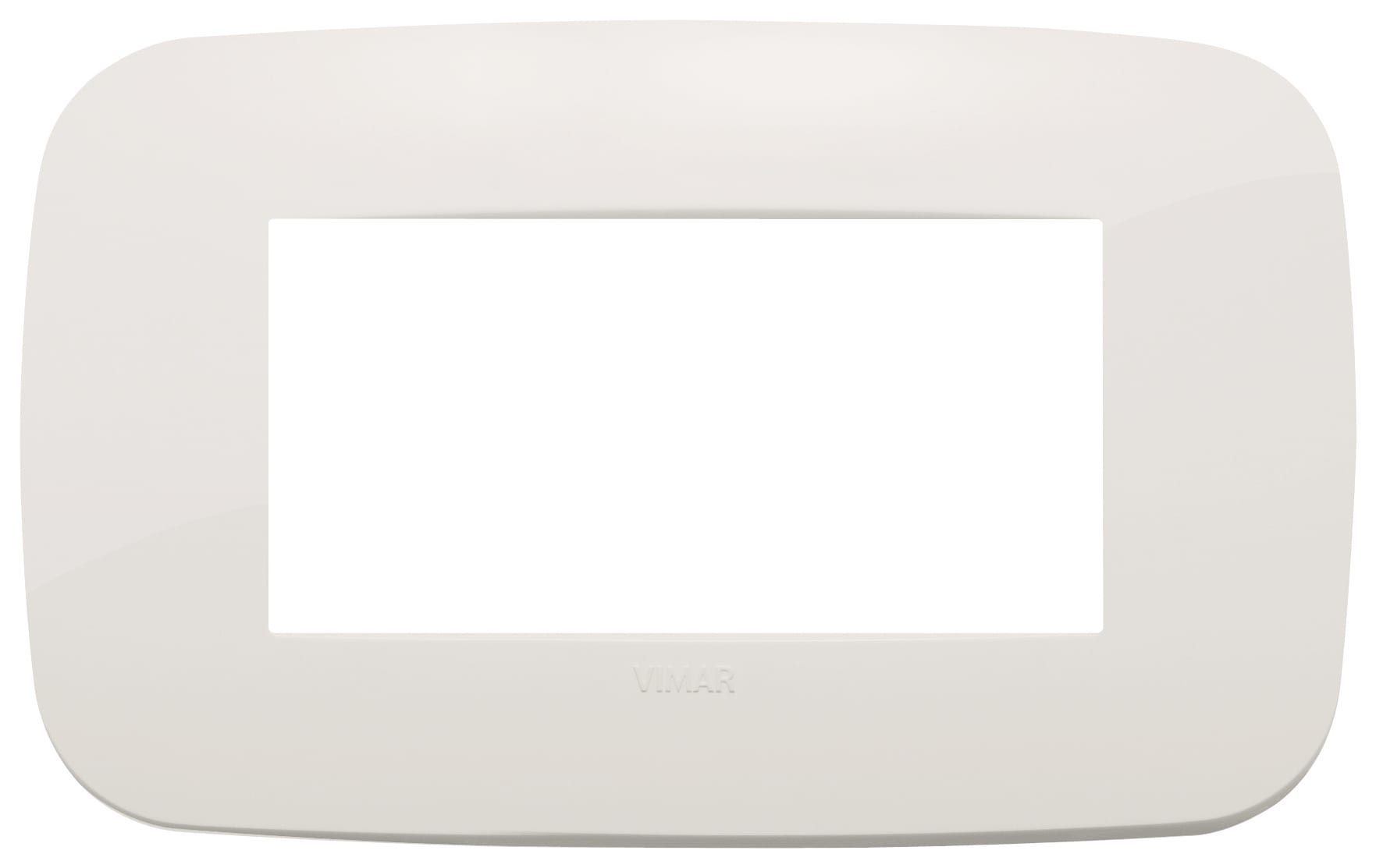 VIMAR SPA - VIW19684.83 PLACCA ROUND 4M AVORIO