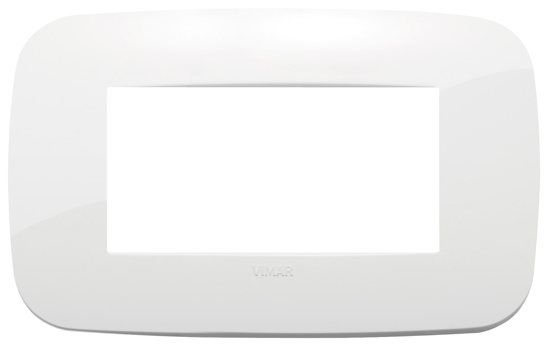VIMAR SPA - VIW19684.84 PLACCA ROUND 4M BIANCO