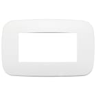 VIMAR SPA - VIW19684.B26 PLACCA ROUND 4M POLAR MATT TOTAL LOOK